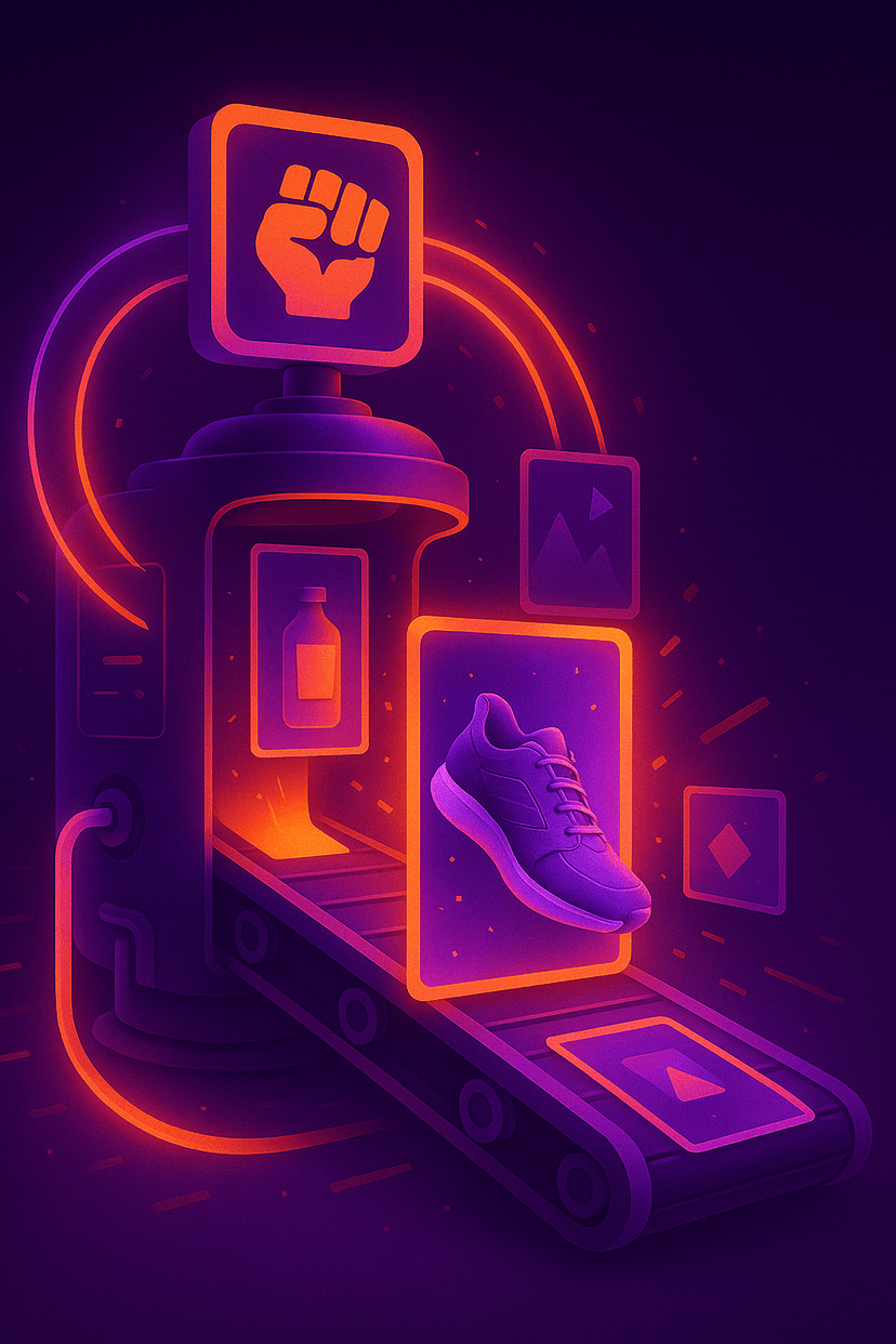 PixelPunch AI Robot with ROAS Chart - Revenue Growth